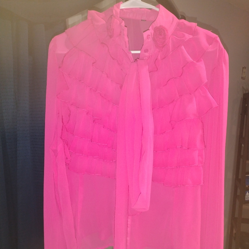 Pink blouse